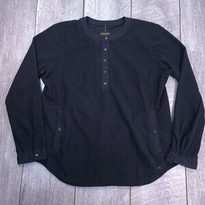 Burton T Snap Womens XL Battell Henley Fleece Pullover Sweater Jacket Ski Snow